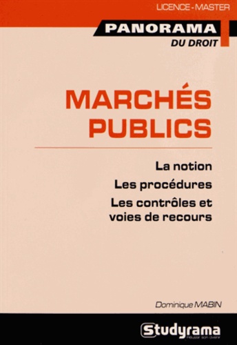 Dominique Mabin - Marchés publics.