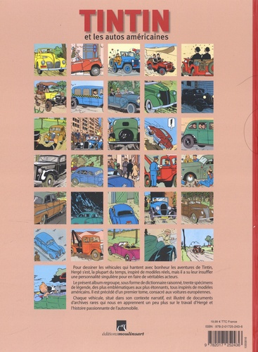 Tintin et les autos américaines - Les voitures... de Dominique Maricq -  Album - Livre - Decitre