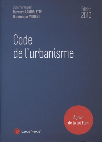 Code de l'urbanisme  Edition 2019