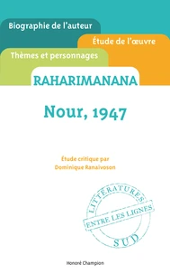 Raharimanana, Nour, 1947