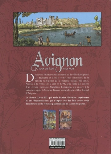 Avignon Tome 2 Du temps des papes à nos jours
