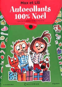 DOMINIQUE SAINT-MARS (DE) - Pochette de stickers Noël Max et Lili.