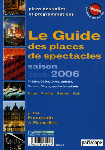 Dominique Samot - Le Guide des places de spectacles - Saison 2005-2006.