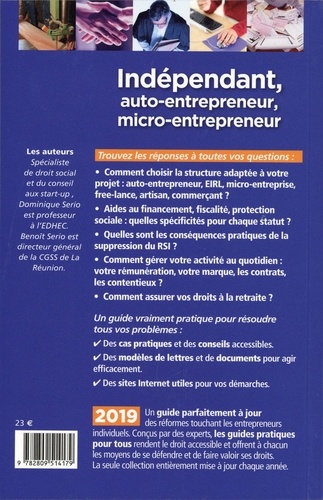 Indépendant, auto-entrepreneur, micro-entrepreneur 11e édition