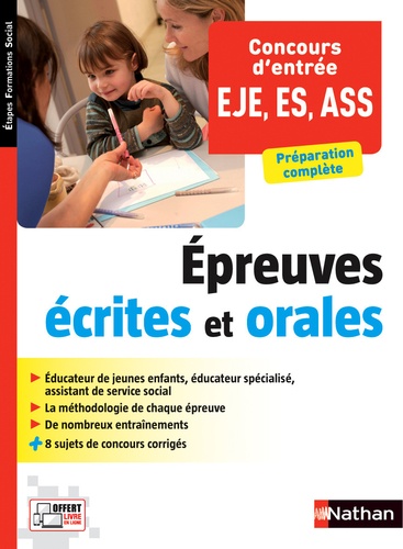 Dominique Tuetey-Soucasse - Concours d'entrée EJE, ES, ASS - Epreuves écrites et orales.
