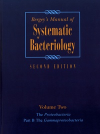 Don-J Brenner et Noel R. Krieg - Bergey's Manual of Systematic Bacteriology - Volume 2, The Proteobacteria Part B, The Gammaproteobacteria.