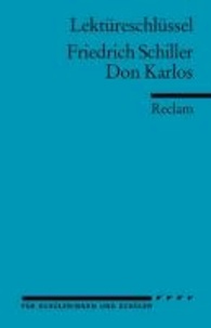 Don Karlos (Don Carlos). Lektüreschlüssel für Schüler.