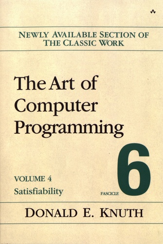The Art of Computer Programming. Volume 4, Fascicle 6, Satisfiability
