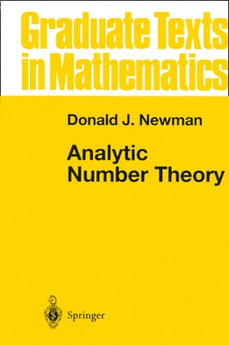 Donald-J Newman - Analytic Number Theory.