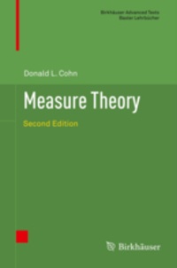 Donald L. Cohn - Measure Theory.