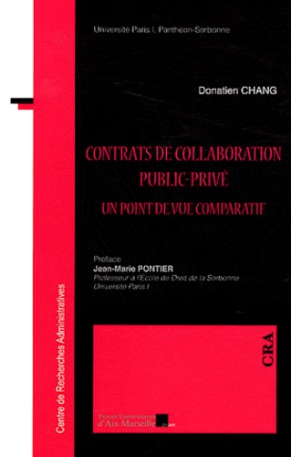 Donatien Chang - Contrats de collaboration public-privé - Un point de vue comparatif.