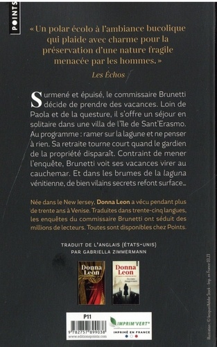 Les disparus de la lagune de Donna Leon Poche Livre Decitre