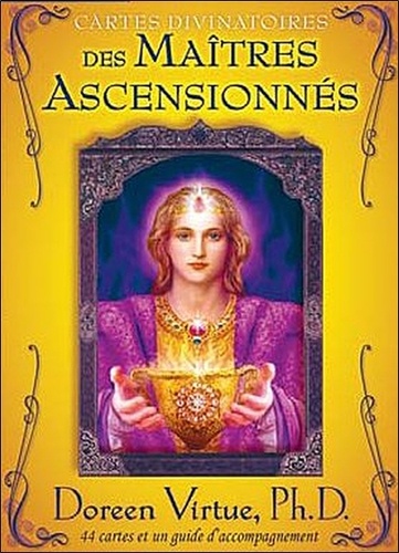 Doreen Virtue - Cartes divinatoires des maîtres ascensionnés - 44 cartes et un guide d'accompagnement.