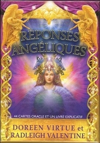 Doreen Virtue et Radleigh Valentine - Réponses angéliques - 44 cartes oracle et un livre explicatif.