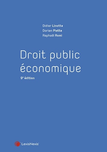 Droit public économique 9e édition
