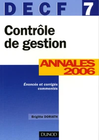Contrôle de gestion DECF 7
