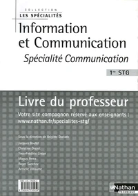 Information et Communication 1e STG Spécialité Communication