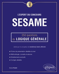 Dorone Parienti - L'expert du concours SESAME - 250 questions de logique générale.