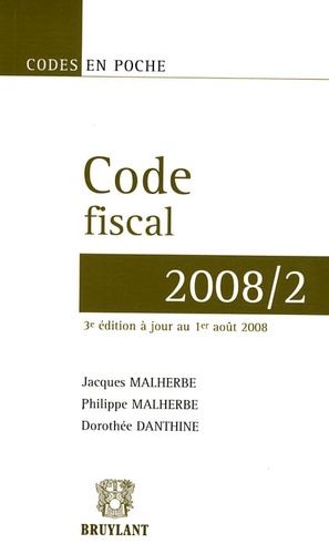Dorothée Danthine et Jacques Malherbe - Code fiscal 2008/2.