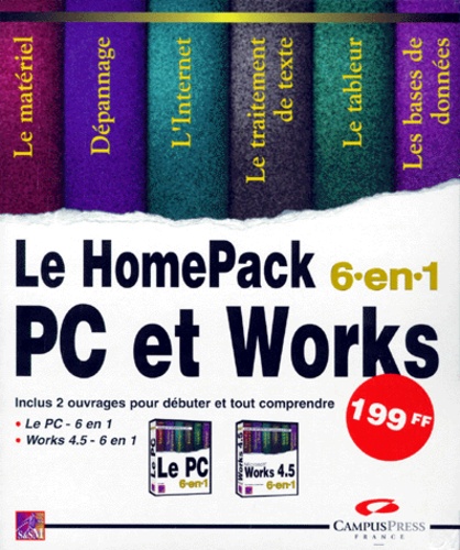 Dorothy Burke et Lisa-A Bucki - Le Home Pack 6-En-1 Coffret 2 Volumes : Le Pc. Works 4.5.