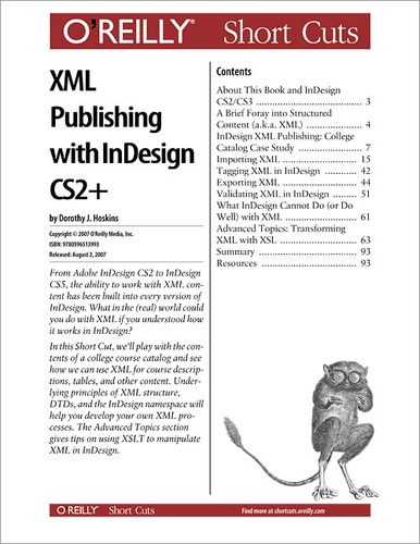 Dorothy J. Hoskins - XML Publishing with InDesign CS2+.