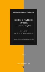 Représentations du sens linguistique