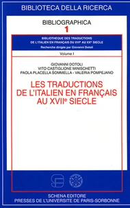Les traductions de l'italien en français au XVIIe siècle