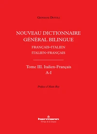 Nouveau dictionnaire général bilingue Français-italien/Italien-français