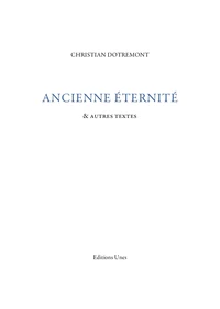 Ancienne éternité
