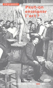 Peut-on enseigner l'art ?