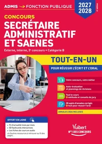 Concours Secrétaire administratif et SAENES 2027 - Tout-en-un
