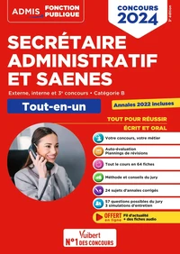 Secrétaire administratif et SAENES, externe, interne, 3e concours, catégorie B