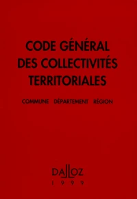 Code général des collectivités territoriales 1999