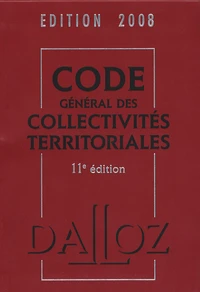 Code général des collectivités territoriales 2008