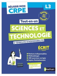 Réussir mon CRPE Sciences et technologie 2e épreuve d'admissibilité L3 écrit 2027
