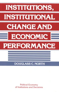 Institutions, institutional change and economic performance