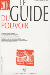Le guide du pouvoir 2010