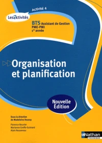 BTS Assistant de gestion PME-PMI, 1e année, Organisation et planification