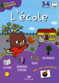 L'école avec Gaston l'ourson 3-4 ans Petite Section