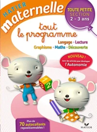 Tout le programme Toute petite section 2-3 ans