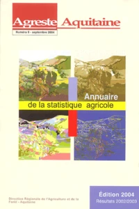 Annuaire de la statistique agricole
