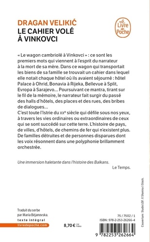 Le Cahier volé à Vinkovci