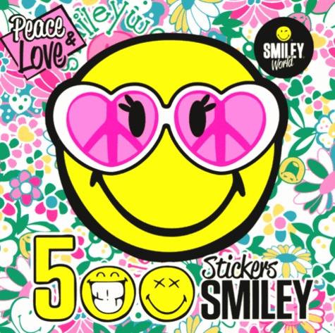  Dragon d'or - 500 stickers Smiley Peace & Love.