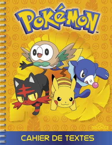  Dragon d'or - Cahier de textes Pokémon.