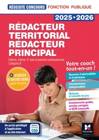 Rédacteur territorial Rédacteur principal