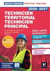 Réussite Concours - Technicien territorial/principal - Préparation complète 2026-2027