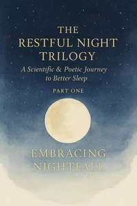 THE RESTFUL NIGHT TRILOGY  A Scientific &amp; Poetic Journey to Better Sleep  PART ONE  EMBRACING NIGHTFALL