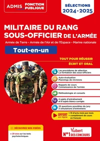 Sélections Militaire du rang - Sous-officier de l’armée