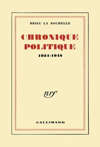 CHRONIQUE POLITIQUE (1934-1942)