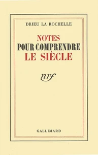 NOTES POUR COMPRENDRE LE SIECLE